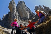 Rifugio Rosalba ad anello con salita al Colle Garibaldi il 15 aprile 2015 